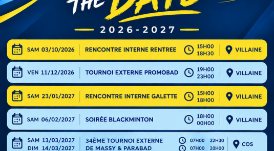 Save the date 2026-2027